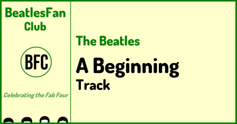 A Beginning - George Martin instrumental on The Beatles Anthology 3 - page banner