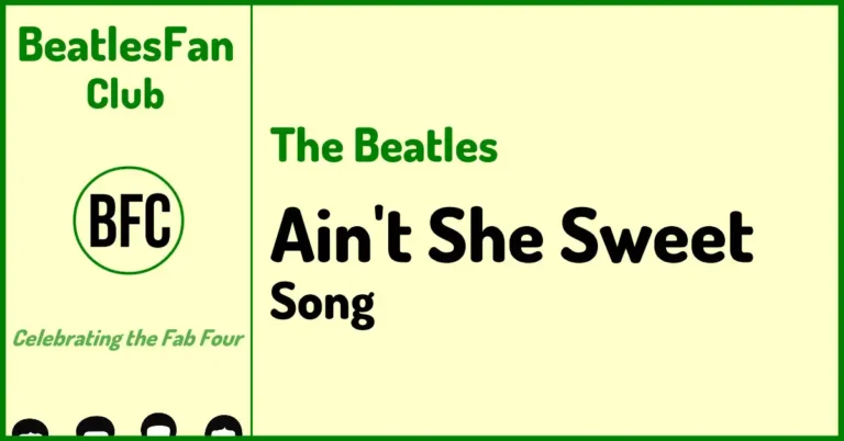 Ain't She Sweet Beatles recording with Tony Sheridan from Hamburg 1961