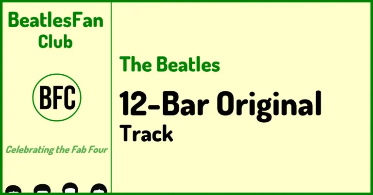 The Beatles 12-Bar Original song banner