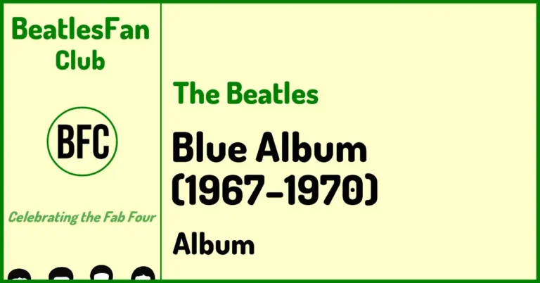 The Beatles Blue Album (1967–1970) compilation album banner