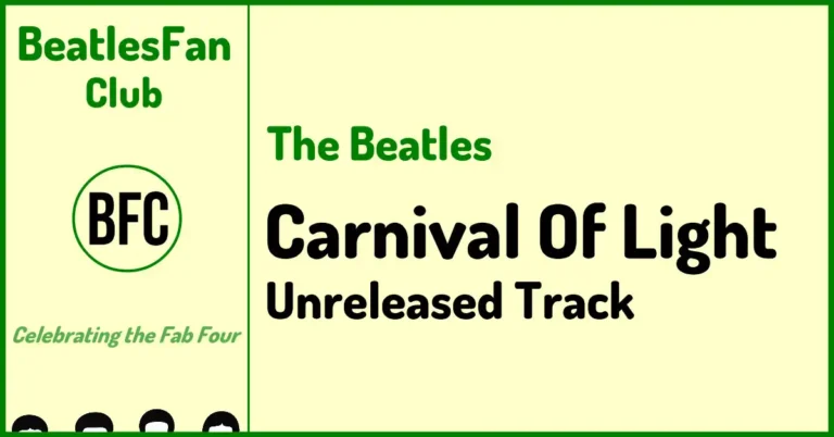 The Beatles Carnival Of Light unreleased experimental track (1967) banner.