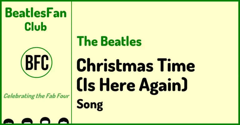 The Beatles Christmas Time (Is Here Again) - 1967 fan club Christmas recording.