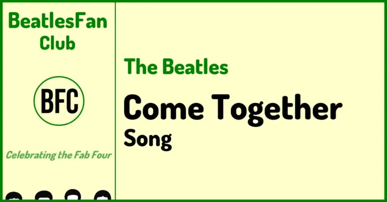 Come Together - The Beatles single (1969) banner
