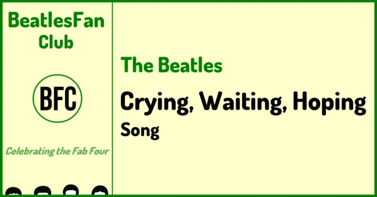 The Beatles "Crying, Waiting, Hoping" BBC Radio performance (1963) banner
