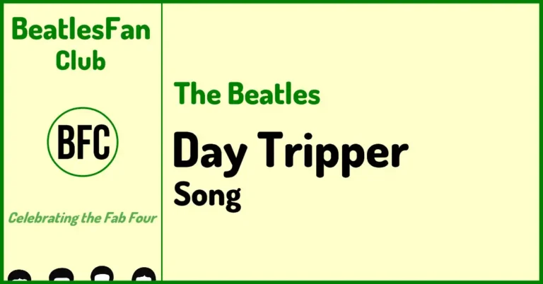 Day Tripper - The Beatles double A-side single with "We Can Work It Out" (1965) banner