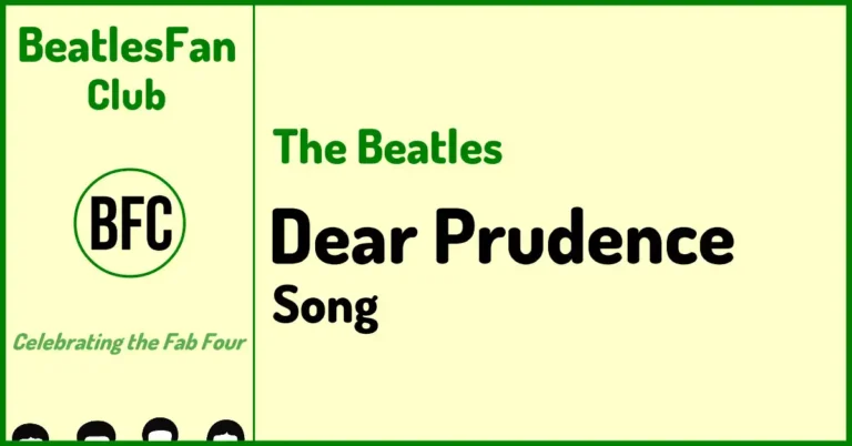 Dear Prudence - The Beatles (1968 song) banner