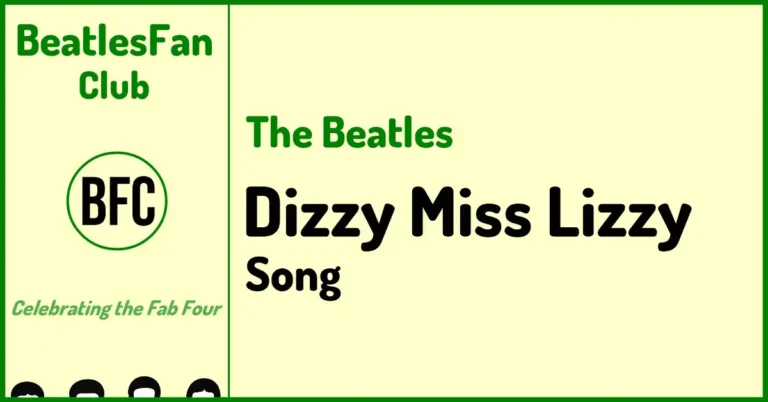 Dizzy Miss Lizzy - The Beatles song banner (1965)