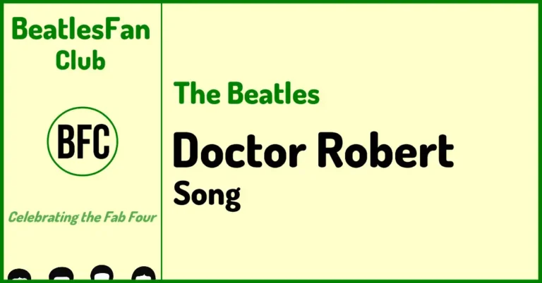 Doctor Robert - The Beatles song banner (1966)