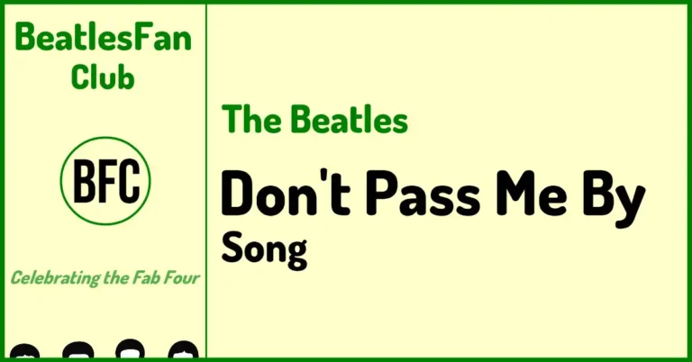 Banner for Don't Pass Me By - The Beatles song (1968)