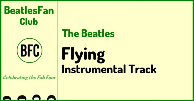 Flying - The Beatles instrumental track banner (1967)