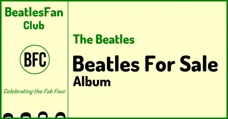 Beatles for Sale Beatles album (1964) banner