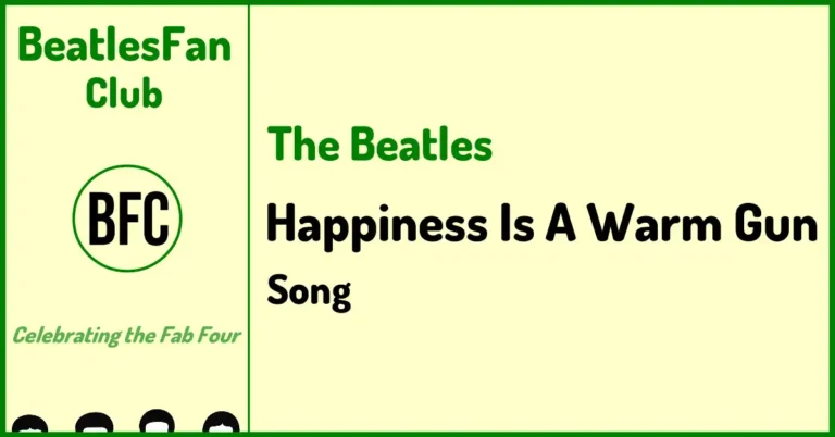 Happiness Is A Warm Gun - The Beatles song (1968) banner
