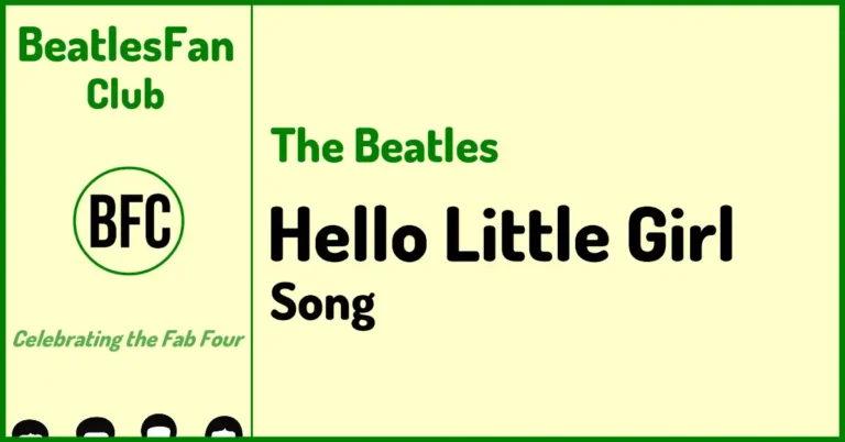 The Beatles - Hello Little Girl (Decca audition, 1962) song banner