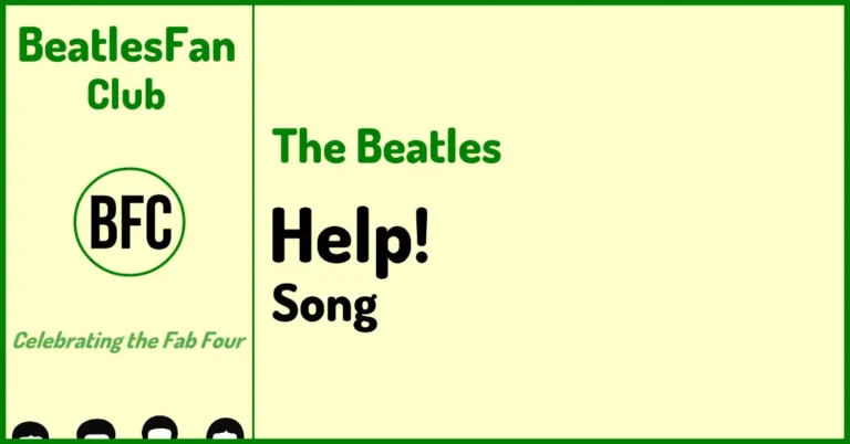 Help! - The Beatles song banner (1965)