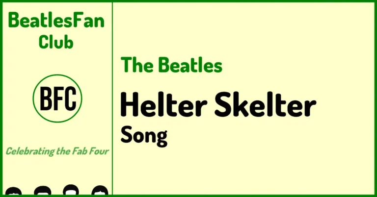 Helter Skelter - The Beatles song banner (1968)