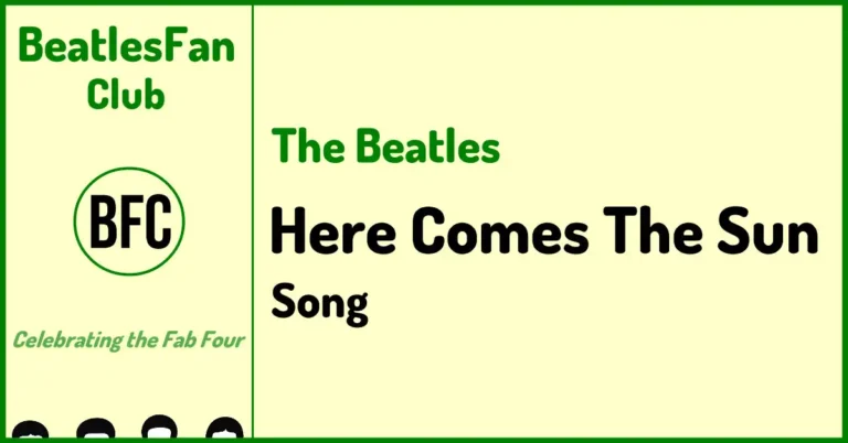 Here Comes The Sun - The Beatles song on Abbey Road (1969) banner