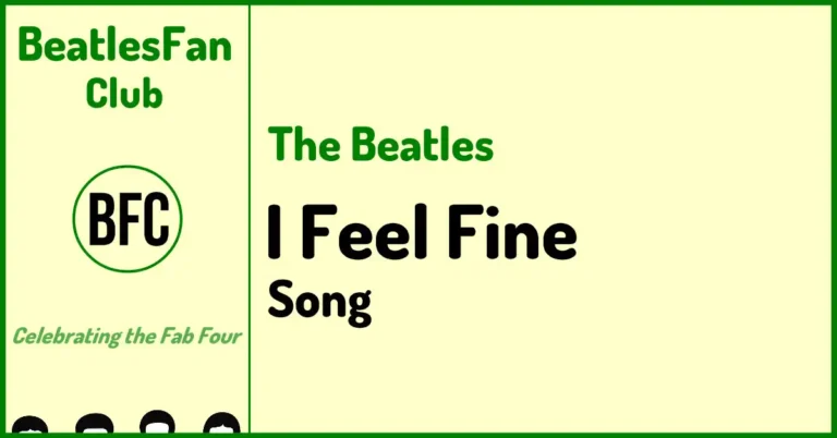 I Feel Fine - The Beatles single (1964) banner