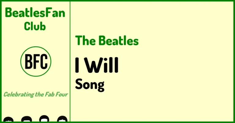 I Will - The Beatles song on the White Album (1968) banner