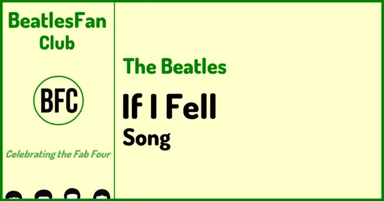 If I Fell - The Beatles Song (1964) banner