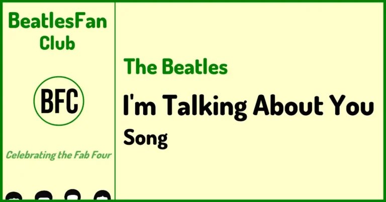 I'm Talking About You - The Beatles BBC Cover (1963) banner
