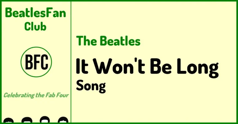 BeatlesFan.Club banner - It Won't Be Long (With The Beatles, 1963)