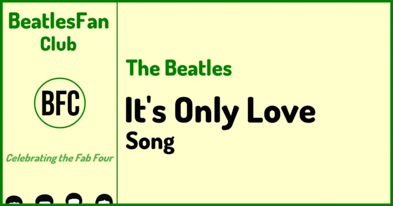 BeatlesFan.Club banner - It's Only Love (Help!, 1965)