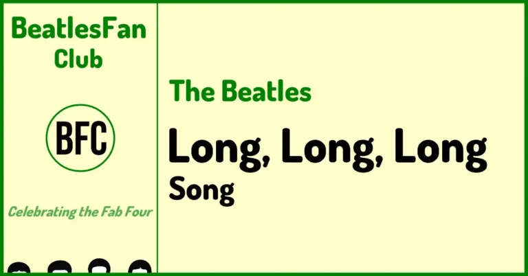 The Beatles - Long, Long, Long (White Album, 1968) banner