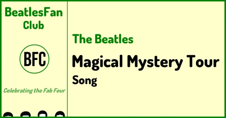 Magical Mystery Tour - The Beatles Song (1967) banner