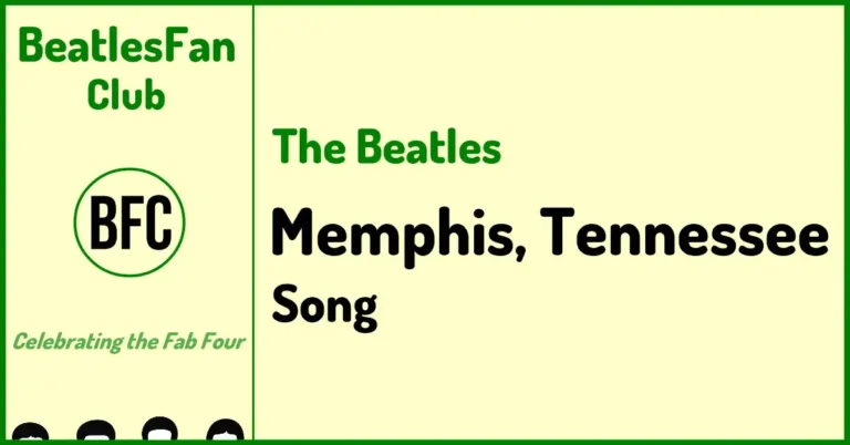 BeatlesFan.Club banner for Memphis, Tennessee (The Beatles cover, BBC performances, 1963)