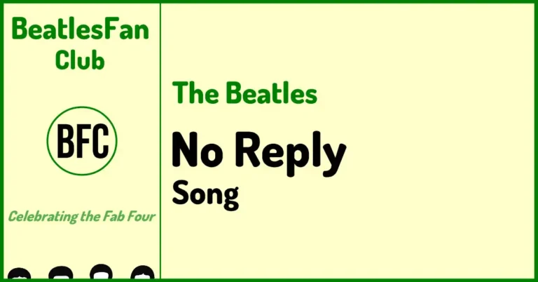 BeatlesFan.Club banner for No Reply (The Beatles song, Beatles for Sale, 1964)