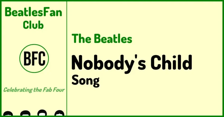 BeatlesFan.Club banner for Nobody's Child (Tony Sheridan with The Beatles in Hamburg, 1961)