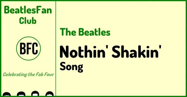 BeatlesFan.Club banner for Nothin' Shakin' - The Beatles BBC cover (1963), released on Live At The BBC