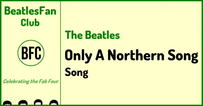 The Beatles Only A Northern Song song banner