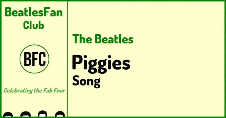 The Beatles Piggies George Harrison song on The White Album banner
