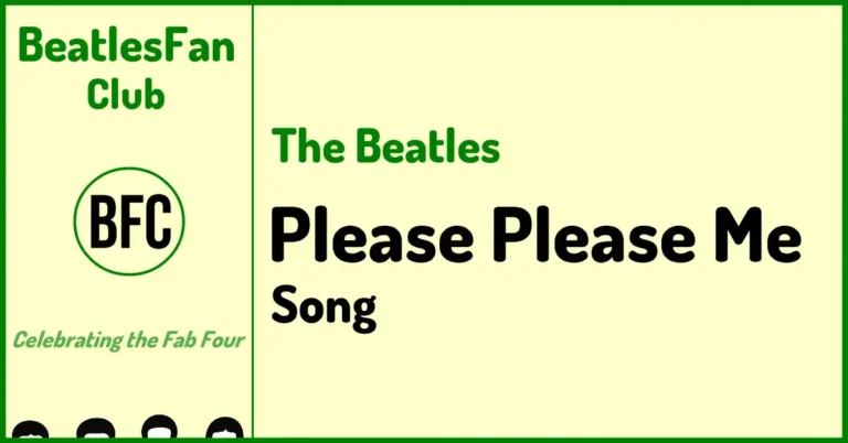 The Beatles Please Please Me song from 1963 banner