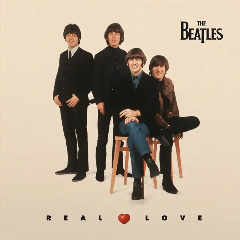 Cover artwork for The Beatles' 1996 "Real Love" single