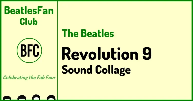 The Beatles Revolution 9 White Album sound collage banner from 1968