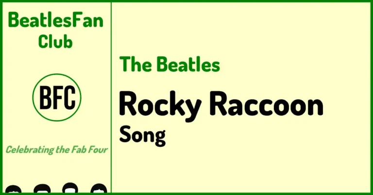The Beatles Rocky Raccoon White Album song banner from 1968