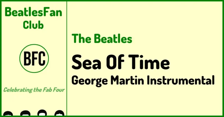 The Beatles Sea Of Time Yellow Submarine instrumental banner from 1969