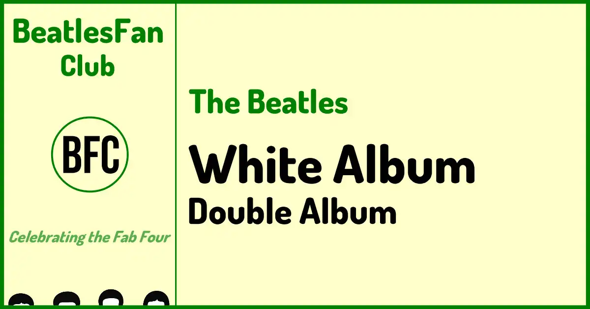 The Beatles "White Album" (1968) album guide banner