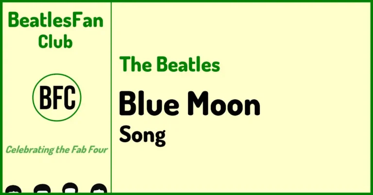 The Beatles Blue Moon studio jam banner