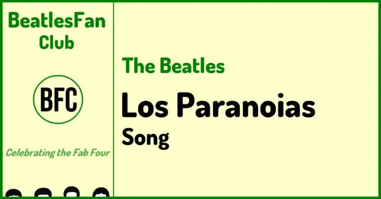 The Beatles Los Paranoias studio jam banner