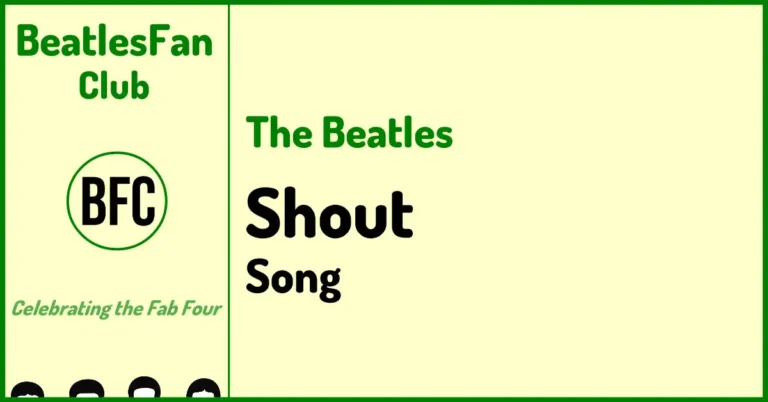 The Beatles Shout cover song banner from Around The Beatles on BeatlesFan.Club