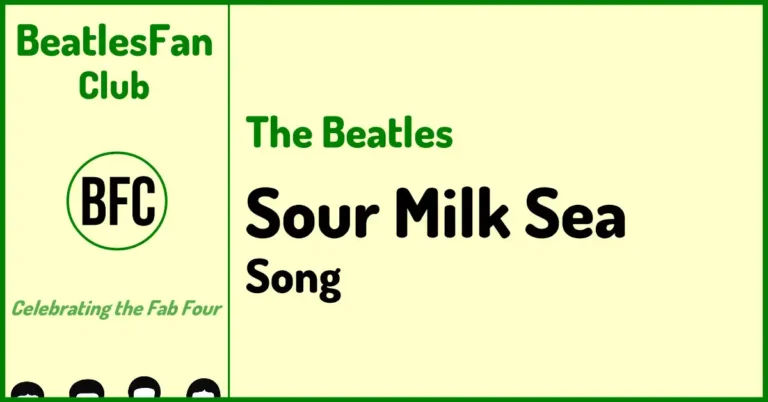 The Beatles Sour Milk Sea Esher demo banner on BeatlesFan.Club