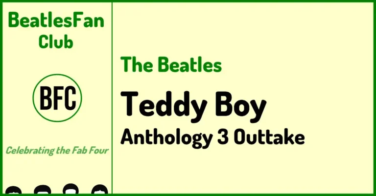 The Beatles Teddy Boy Anthology 3 song banner