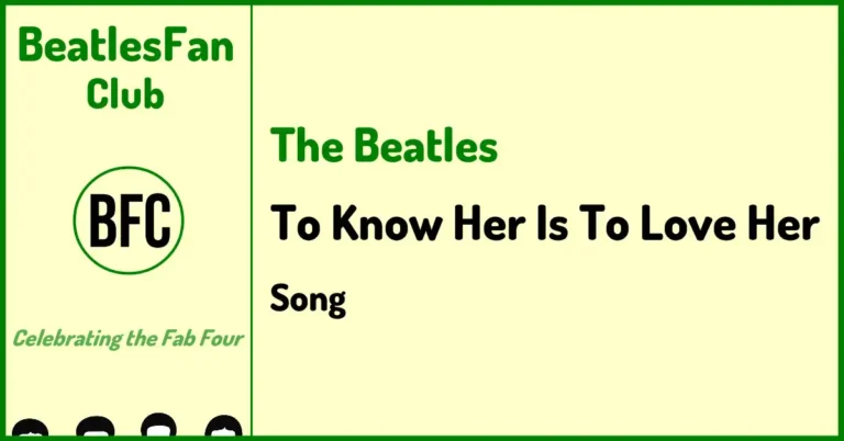 The Beatles To Know Her Is To Love Her Live At The BBC song banner