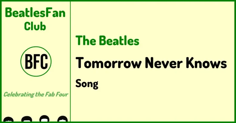The Beatles Tomorrow Never Knows Revolver song banner