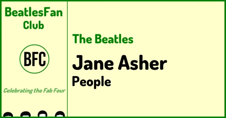 Jane Asher People banner for BeatlesFan.Club