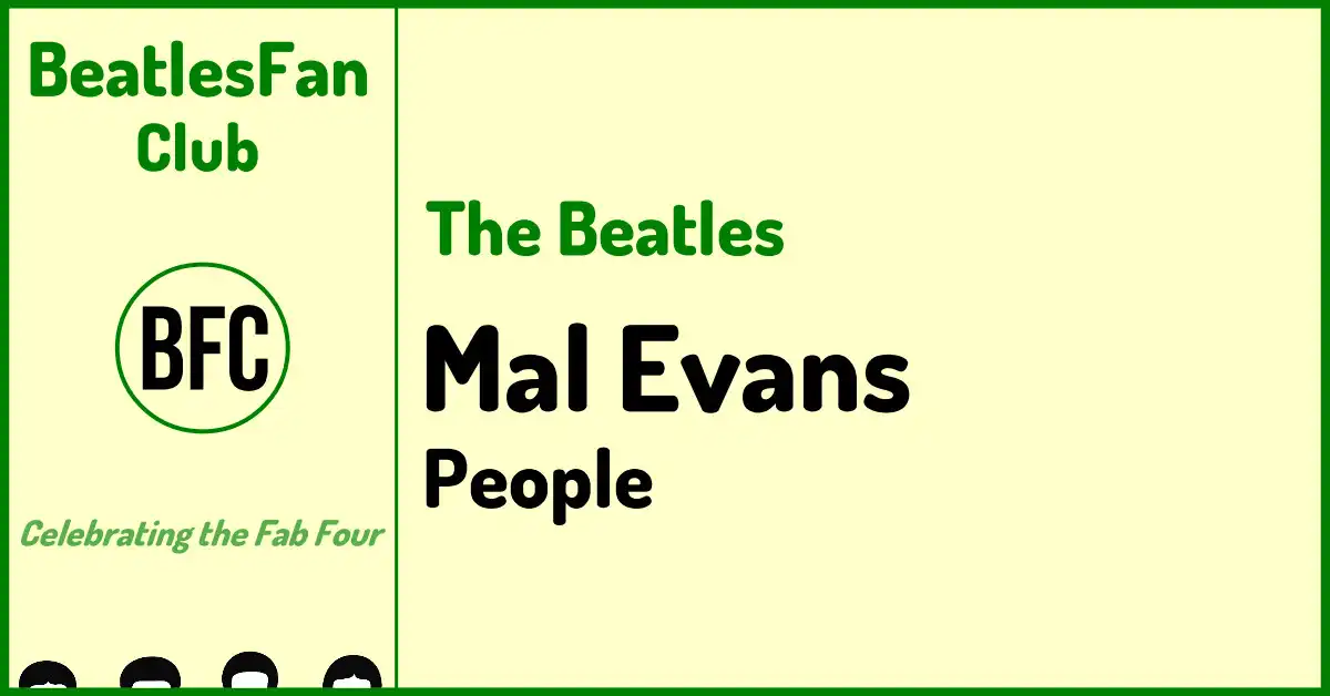 The Beatles Mal Evans People banner