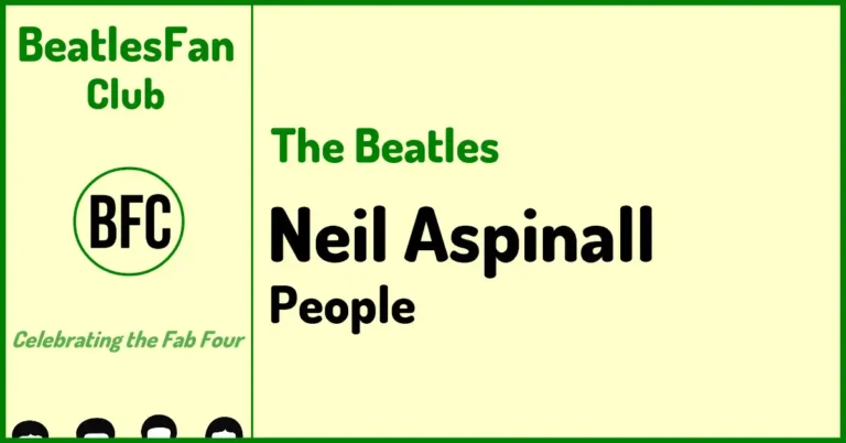 Cream BeatlesFan.Club banner for the Neil Aspinall People page